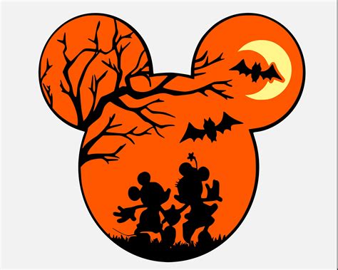 Disney Halloween Svg Mickey Halloween Svg Mickey Ears Etsy