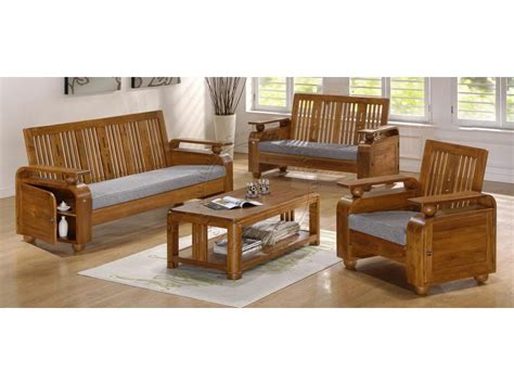 Solid wood new model teak wood sofa set. Teak Wood Sofa Set WS1025