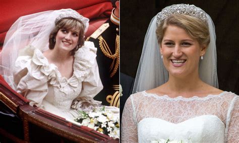 Celia Mccorquodale Princess Dianas Niece Wore Her Aunts Wedding Tiara To Walk Down The Aisle