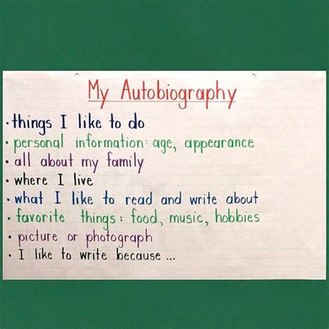 How To Write An Autobiography For Kids Feel Very Well Bloggers