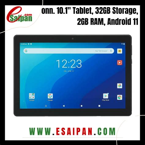 Onn 101 Tablet 32 Gb Storage 2gb Ram Android 11 Esaipan Online Shop