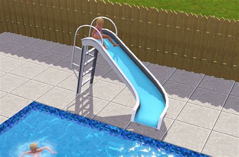 Mod The Sims Pool Slide Sims 4 Toddler Sims 4 Mods Sims 4 Cc Packs