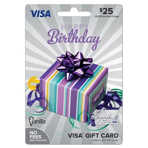 There are 3 ways to check your balance: Vanilla Visa $25 Birthday Party Box Gift Card - Walmart ...