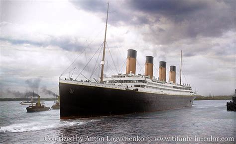 Titanic In Color Colorized Anton Logvynenko Rms Titanic Flickr