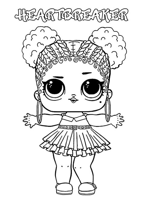 Get 20 Lol Glitter Series Lol Surprise Omg Dolls Coloring Pages Printable
