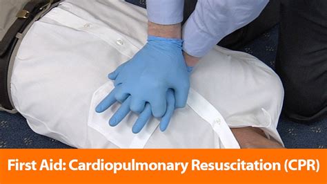 First Aid Cardiopulmonary Resuscitation Cpr Youtube