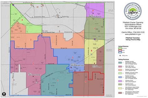 Recent Precinct Boundary Changes Pittsfield Charter Township Mi