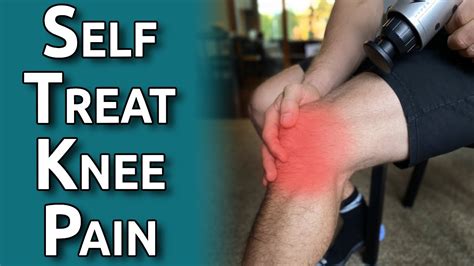 Knee Pain Treatment And Relief With A Massage Gun Youtube