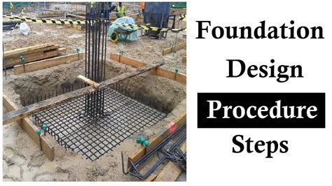 Building foundation design procedure steps