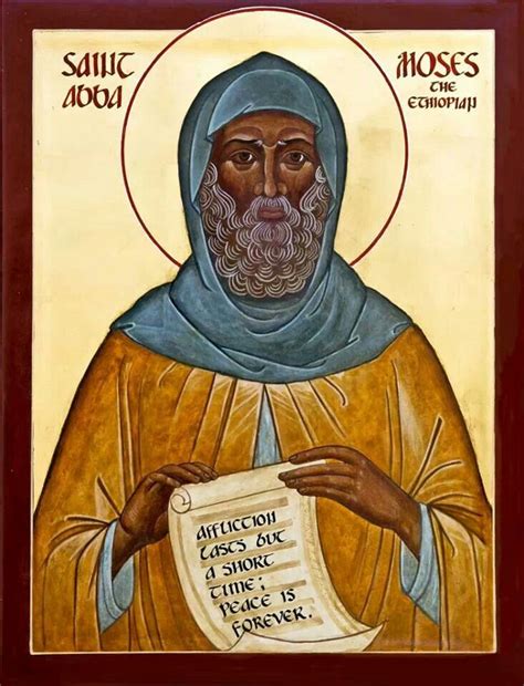 St Moses The Black St Moses The Black Orthodox Icons Black Love Art