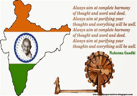Top 10 Mahatma Gandhi Quotes Sri Krishna Wallpapers Gallery World Wide