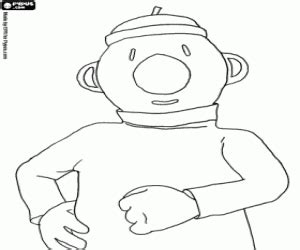 Labyrinths coloring page to download for free : Pat with his beret coloring page printable game