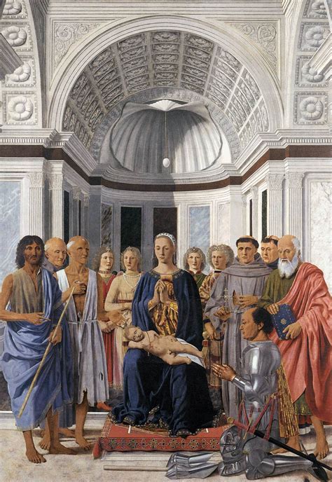 Filepiero Della Francesca Madonna And Child With Saints