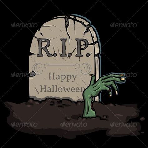 Zombie Crawls Out Of The Grave Halloween Images Graphics Zombie