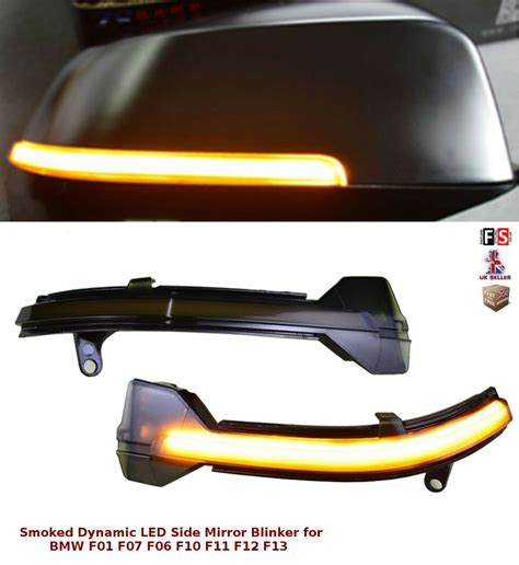 Bmw Led Smoked Dynamic Sequential Side Mirror Turn Signal Lights