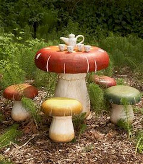 Garden Art Mushrooms Design Ideas For Summer 54 Fairy Garden Diy