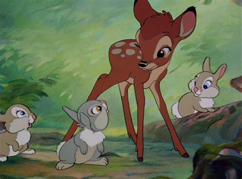 Bambi With Thumper And His Siblings Bambi And Thumper Classic Disney