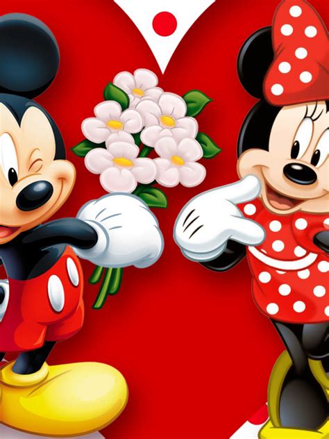 download background mickey mouse and minnie mouse love couple cute mickey mouse love on itl cat