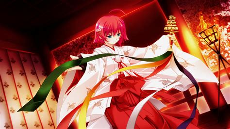 Red Haired Female Anime Character Hd Wallpaper Wallpaper Flare