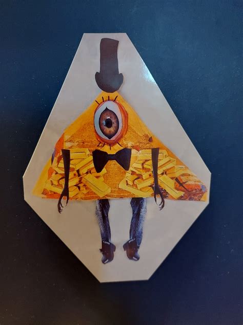 Bill Cipher Sticker Photo Realistic Glossy Self Adhesive Etsy