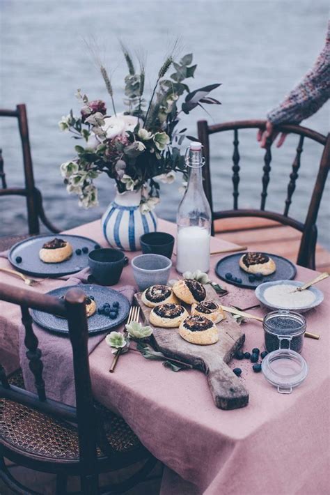 Gluten Free Poppy Seed Buns And A Magical Table Setting At The Sea