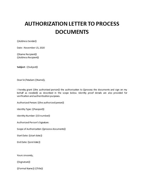Authorization Letter To Get Documents Best Letter Template Vrogue