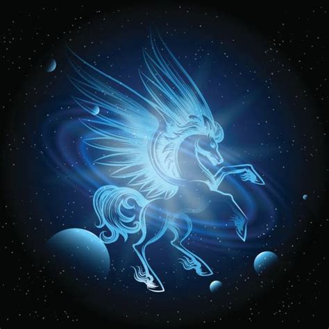 Constellation Pegasus Illustrations Royalty Free Vector Graphics