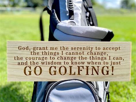 Golf Serenity Prayer Golf Decor Ts For Golfers Ts Etsy