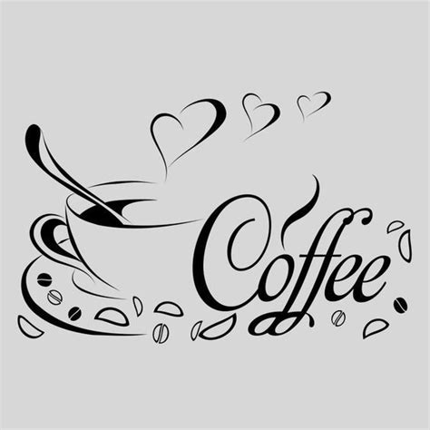 Name herz silhouette png,süße gebrochene herz clipart. Wandtattoo Küche Kaffee Tasse Esszimmer Wohnzimmer Herz ...