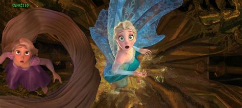 Elsa And Rapunzel Edit By Opal2116 On Deviantart