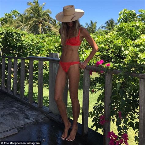 Elle Macpherson Flaunts Her Incredible Figure In Miami Daily Mail Online