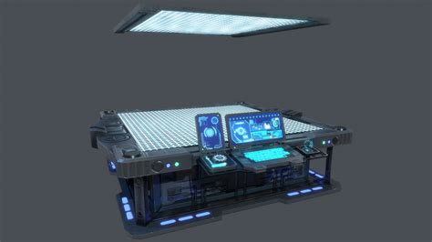 Artstation Sci Fi Hologram Table