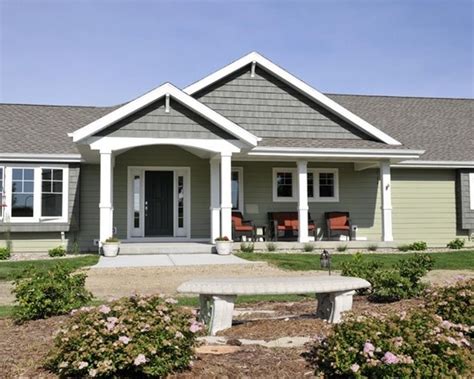 Adding A Front Porch To Bungalow Ideas Ranch Style House
