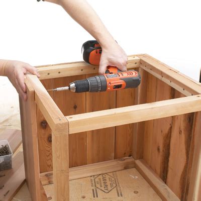 After you finish the framing, refer to the links above right for the techniques used for cutting and attaching. Woodwork Diy Wooden Storage Box Plans PDF Plans