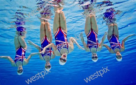 Australian Womens Synchronised Swimming Team Westpix