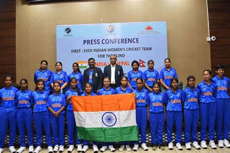 indian women s blind cricket team to play first ever bilateral series with nepal