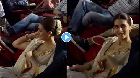 Kriti Sanon Sits On The Floor At Adipurush Trailer Launch Event Video
