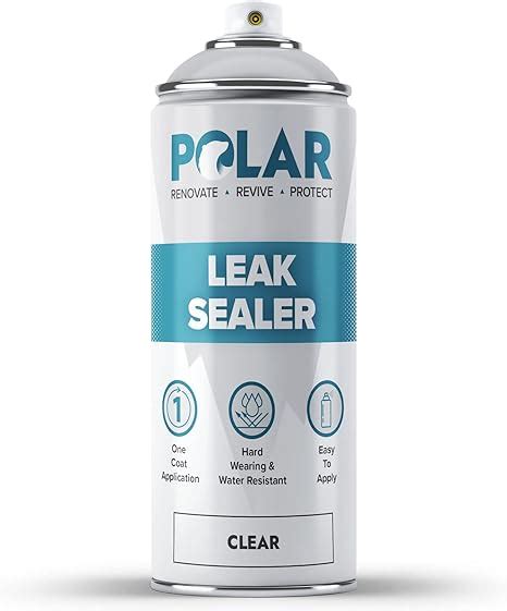 Polar S1 Superior Clear Leak Sealer Spray 400ml Tough Waterproof