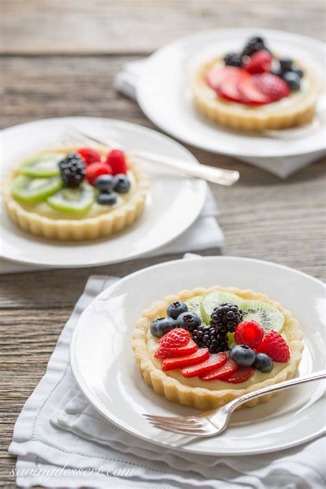 Dessert doesn't get any quicker or easier than this—three ingredients, five minutes, and a blender are all you need to make this. Fresh Fruit Tarts - Saving Room for Dessert