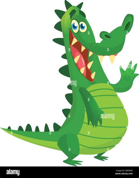 Cartoon Crocodile Vector Character Stock Vector Image And Art Alamy