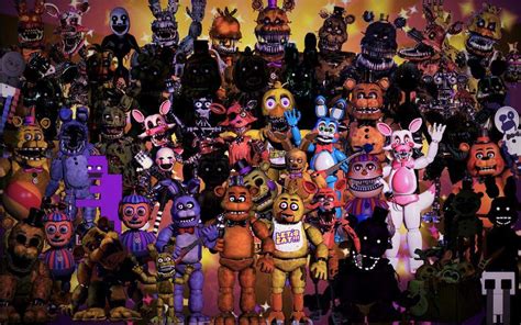 Most Of All The Fnaf Characters Five Nights At Freddys Amino