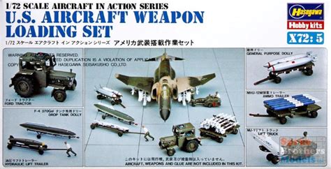 Has35005 172 Hasegawa Aircraft Weapons Loading Set Sprue Brothers