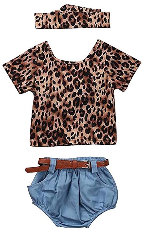Leopard Outfit With Shorts 24 Clothes Girls Leopard Leopard Outfits