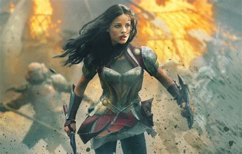 Wallpaper Goddess Jaimie Alexander Thor The Dark World Thor The Dark World Images For Desktop