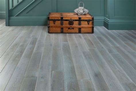 Galleria Professional Solid European Oak Flooring 150mm Sky Grey Oiled
