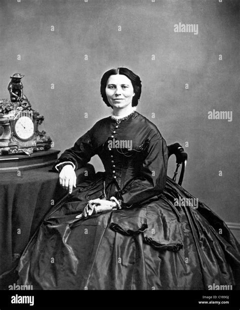 clara barton 1821 1912 american humanitarian organizer of the american red cross 1866 stock