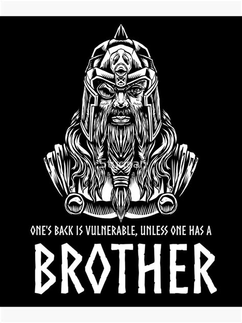 Viking Mythology Odin Ones Back Is Vulnerable Unless One Has A