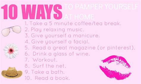 Pampering Yourself Gives You That Instant Gratification My Tip Is To