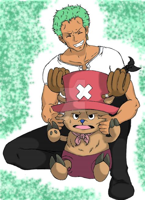Zoro And Chopper By Thewhitefoxie On Deviantart