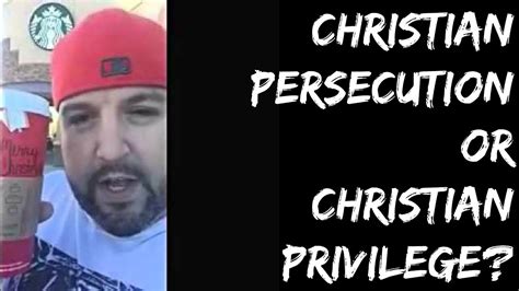 By the spirit you put to death the deeds of the flesh. CHRISTIAN PRIVILEGE OR CHRISTIAN PERSECUTION??? - YouTube